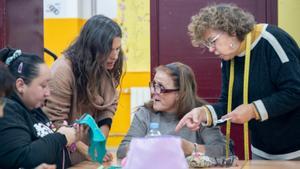 Aula de la Escola de Vida de La Florida, la semana pasada.