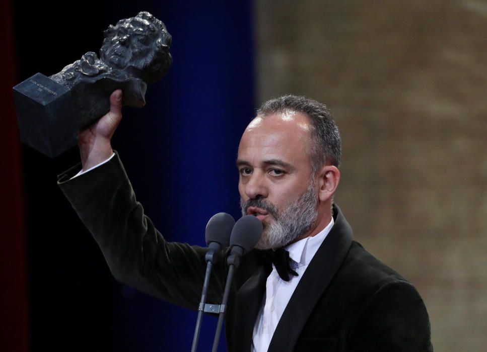 Javier Gutiérrez, Goya a Mejor Actor por 'El autor'.
