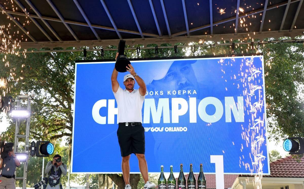 Brooks Koepka es el primer jugador del LIV Golf que gana dos torneos del circuito saudí
