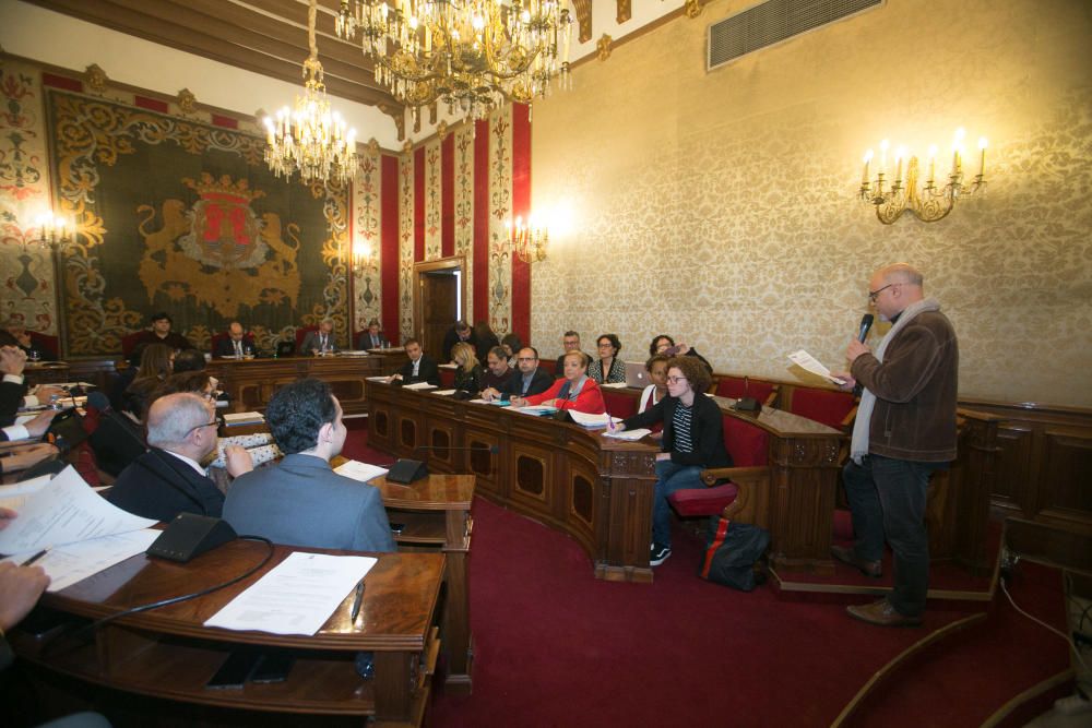 Pleno de presupuestos de Alicante