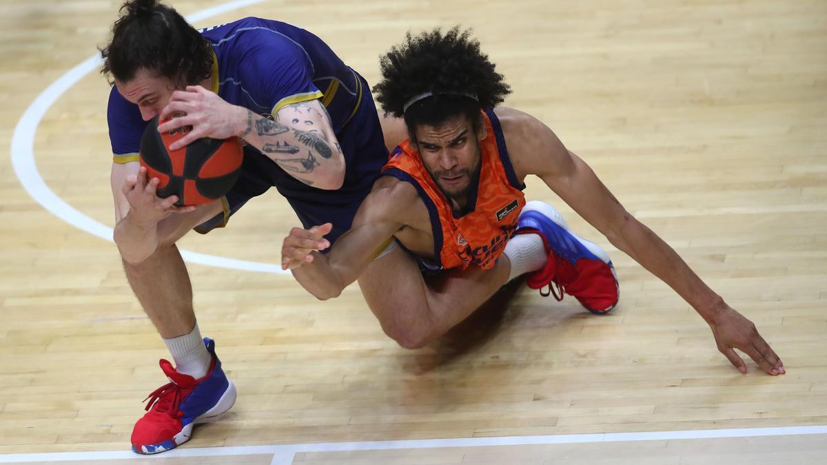 Louis Labeyrie, en un partido de la pasada temporada