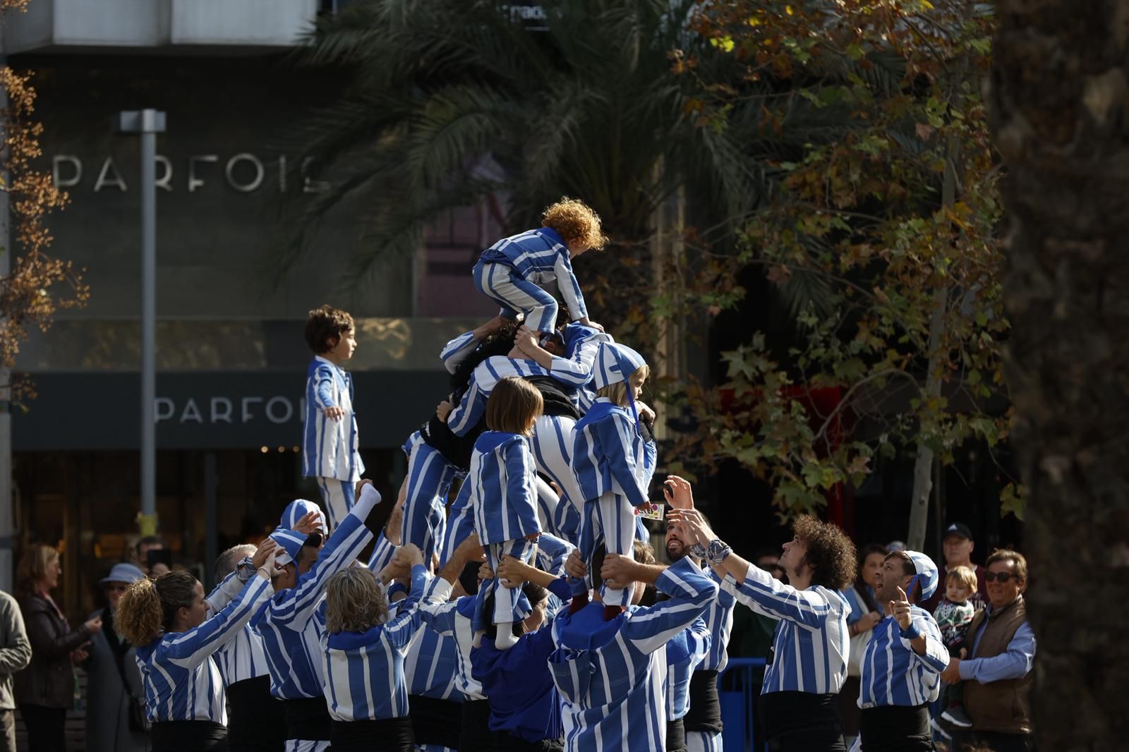 La manifestación 'Defensem la llengua, som País Valencià', en imágenes