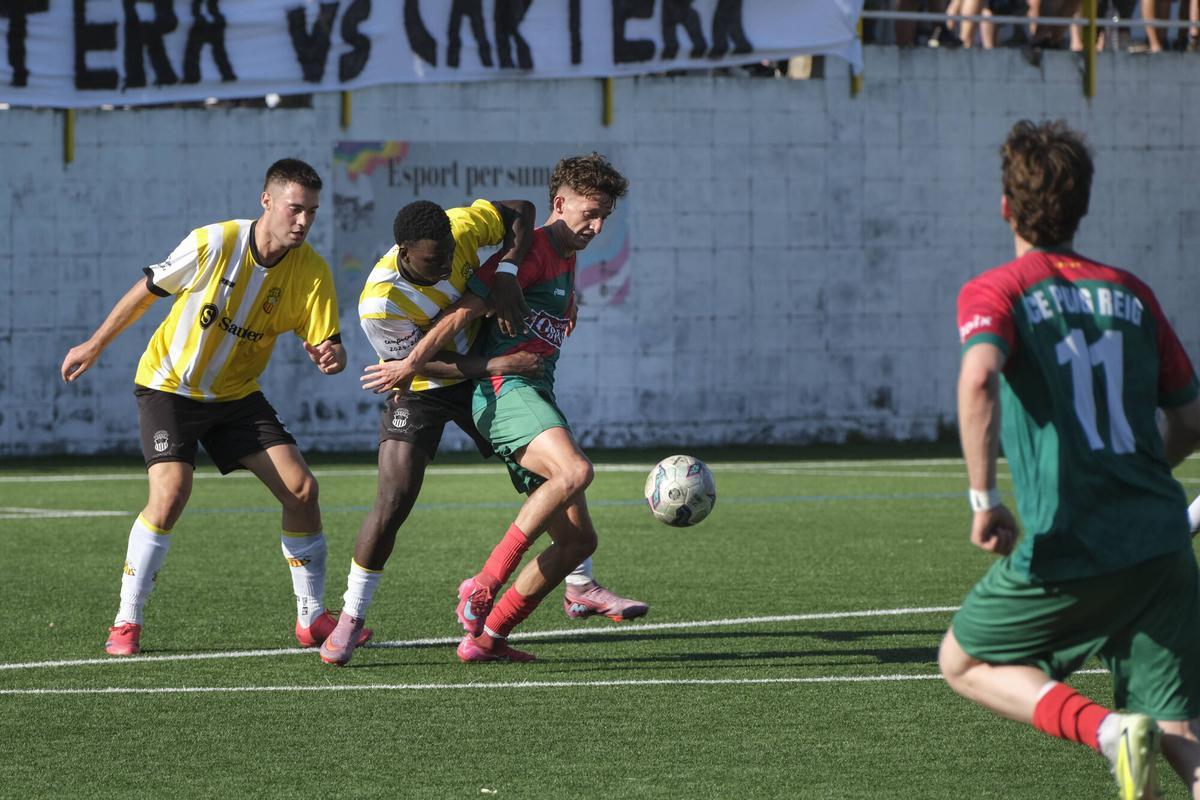 Imatges del partit de promoció Gironella - Puig-reig