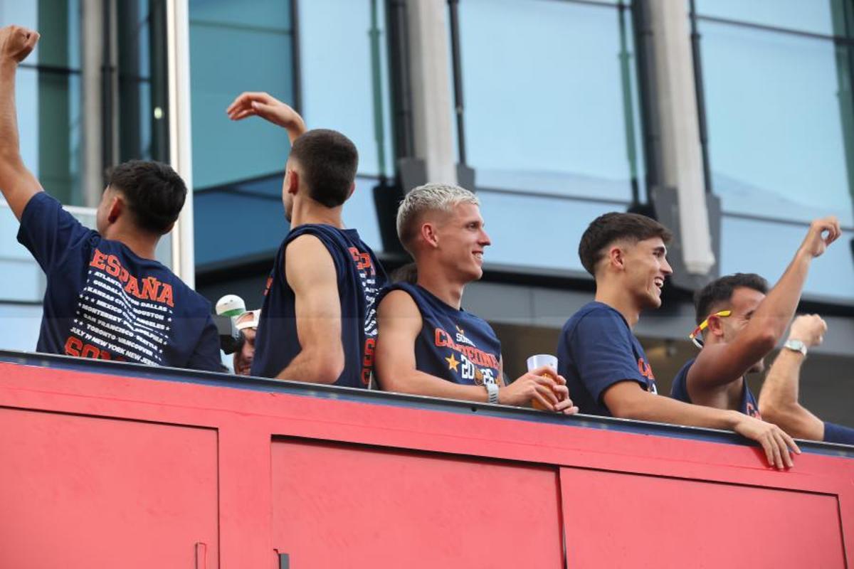 La celebración de los campeones del mundo por las calles de Madrid