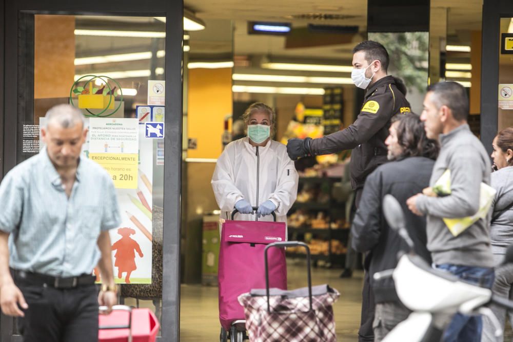 Así está Alicante el primer lunes de confinamiento