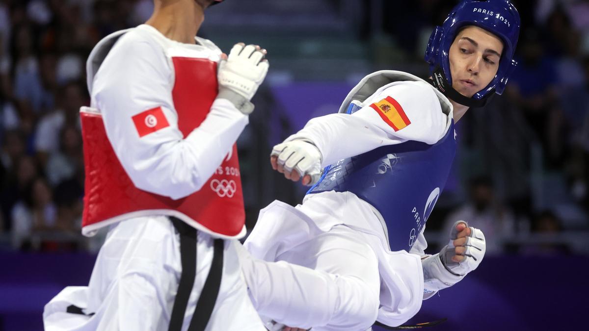 Adrián Vicente perdió la final por el bronce de taekwondo en menos de 58 kilos.