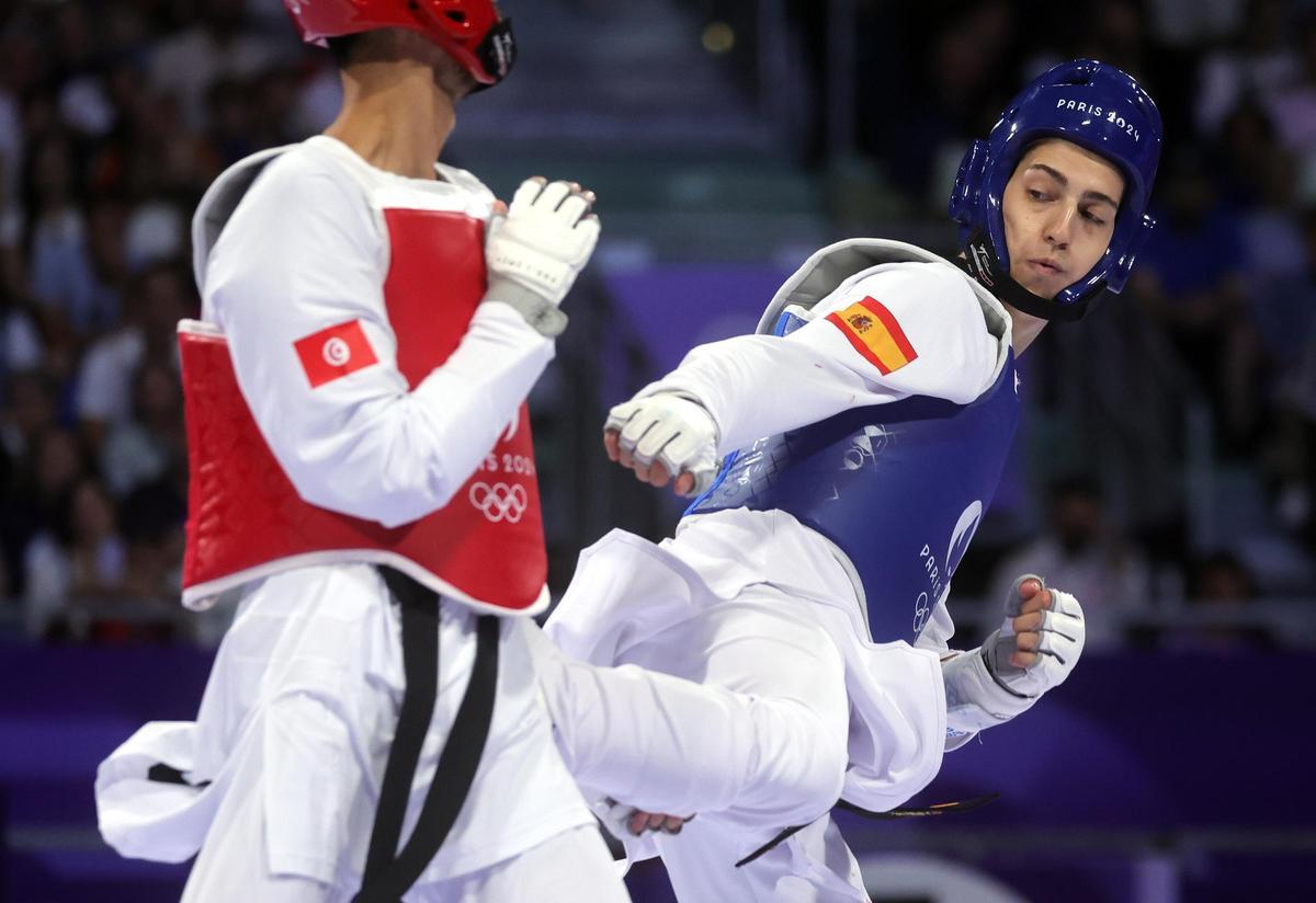 Adrián Vicente perdió la final por el bronce de taekwondo en menos de 58 kilos.