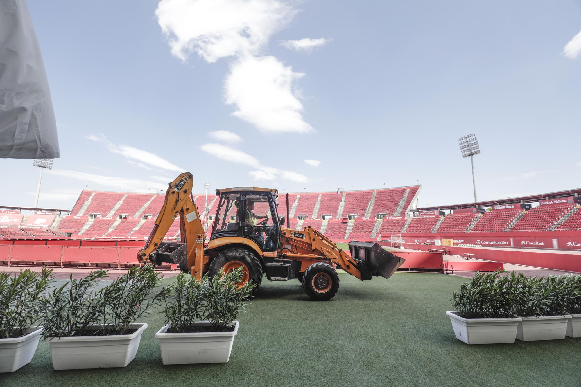 Presentación de las obras de remodelación del estadio de Son Moix