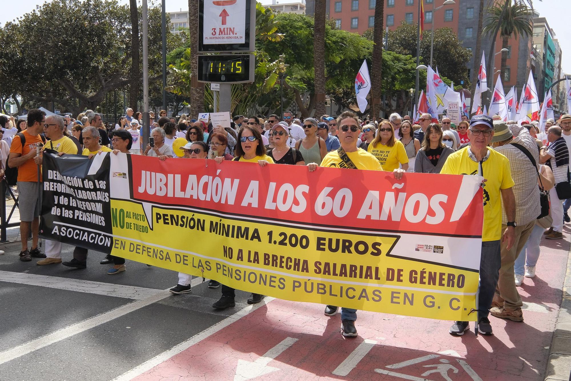 Manifestación en Gran Canaria en defensa de la sanidad pública