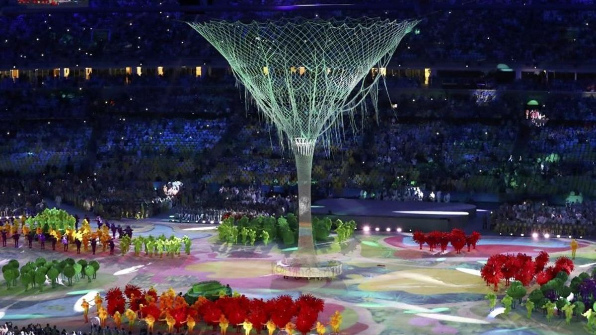 Un momento de la ceremonia de clausura en Río.