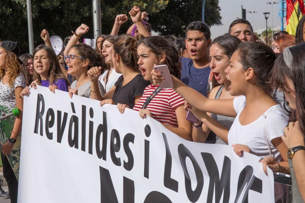 Los estudiantes van a la huelga