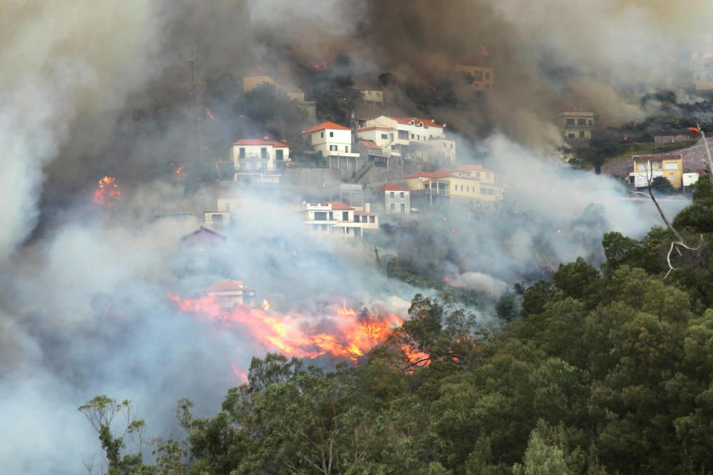 Grave incendio en Madeira