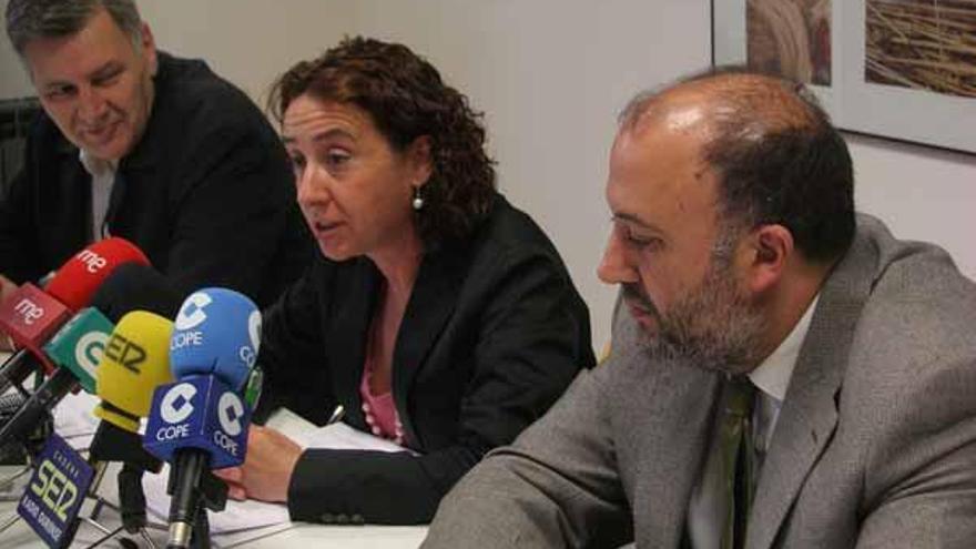 David Cortón, Ana Garza y Alexandre Sánchez