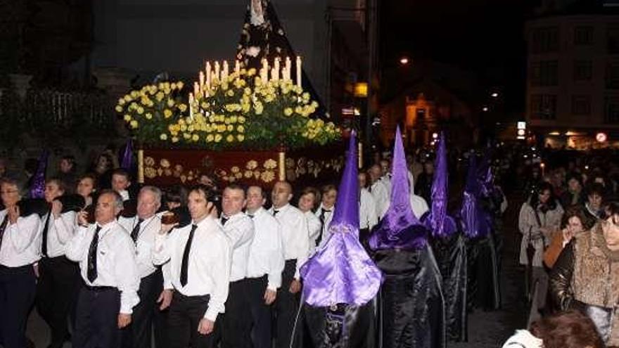 Procesión de Los Dolores, celebrada el viernes pasado.  //  Muñiz