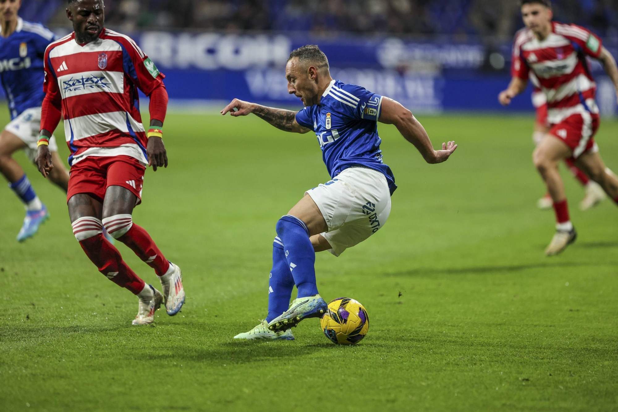 Así fue el partido (en imágenes) entre el Real Oviedo y el Granada