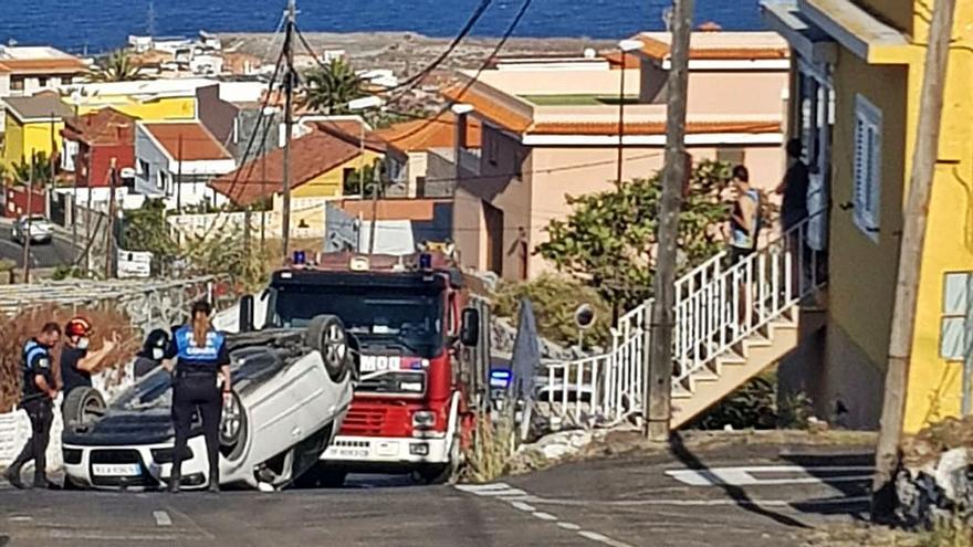 Accidente ocurrido en Las Cuevecitas el pasado sábado. | | E.D.