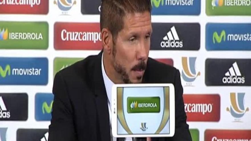 Simeone: &quot;Lo importante es poder competir&quot;