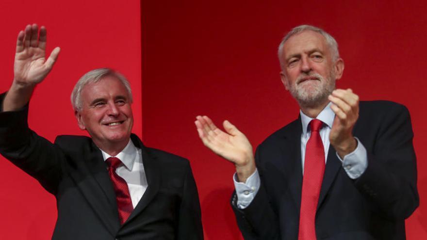 Jeremy Corbyn, durante el congreso del Partido Laborista.