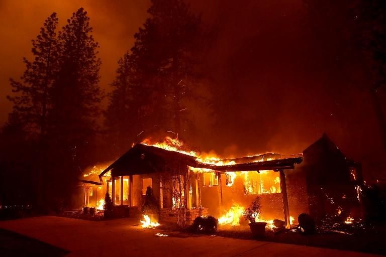 El devastador incendio de California, en imágenes