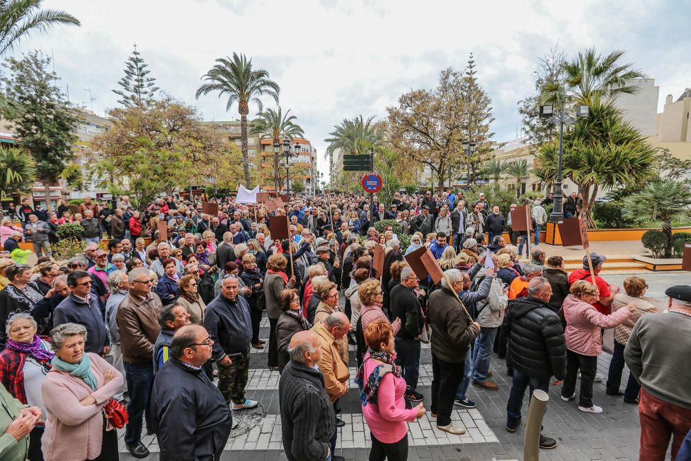 Manifestación en defensa de las pensiones públicas