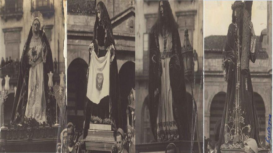 Así era la Semana Santa de Gijón antes de la Guerra Civil