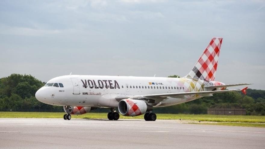 Un avión de Volotea.