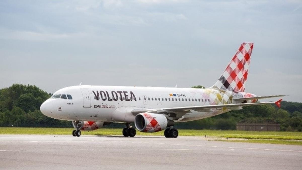 Un avión de Volotea.