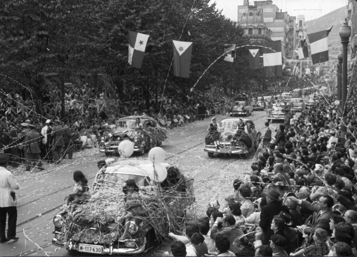 EN IMÁGENES: Así fue el Día de América en Asturias del año 1956