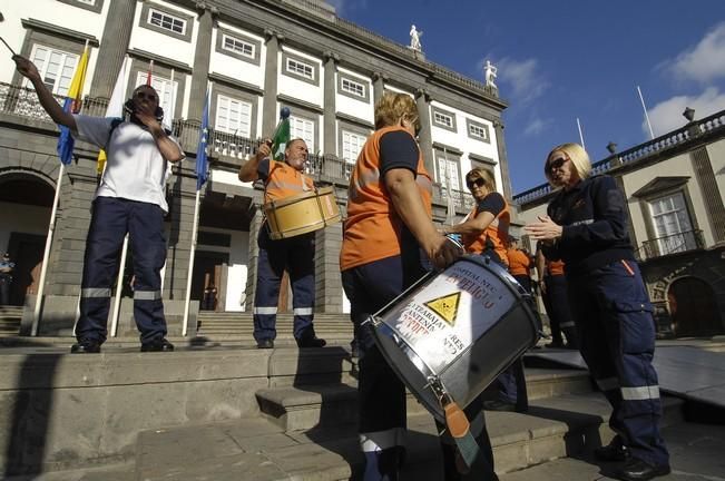 CONCENTRACION MANIFESTACION TRABAJADORES ZONAS ...