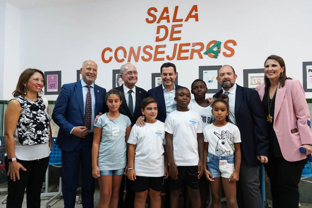 Juanma Moreno inaugura el nuevo curso en Málaga