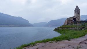 Pantano de Sau: las últimas lluvias alivian la situación de sequía en Cataluña