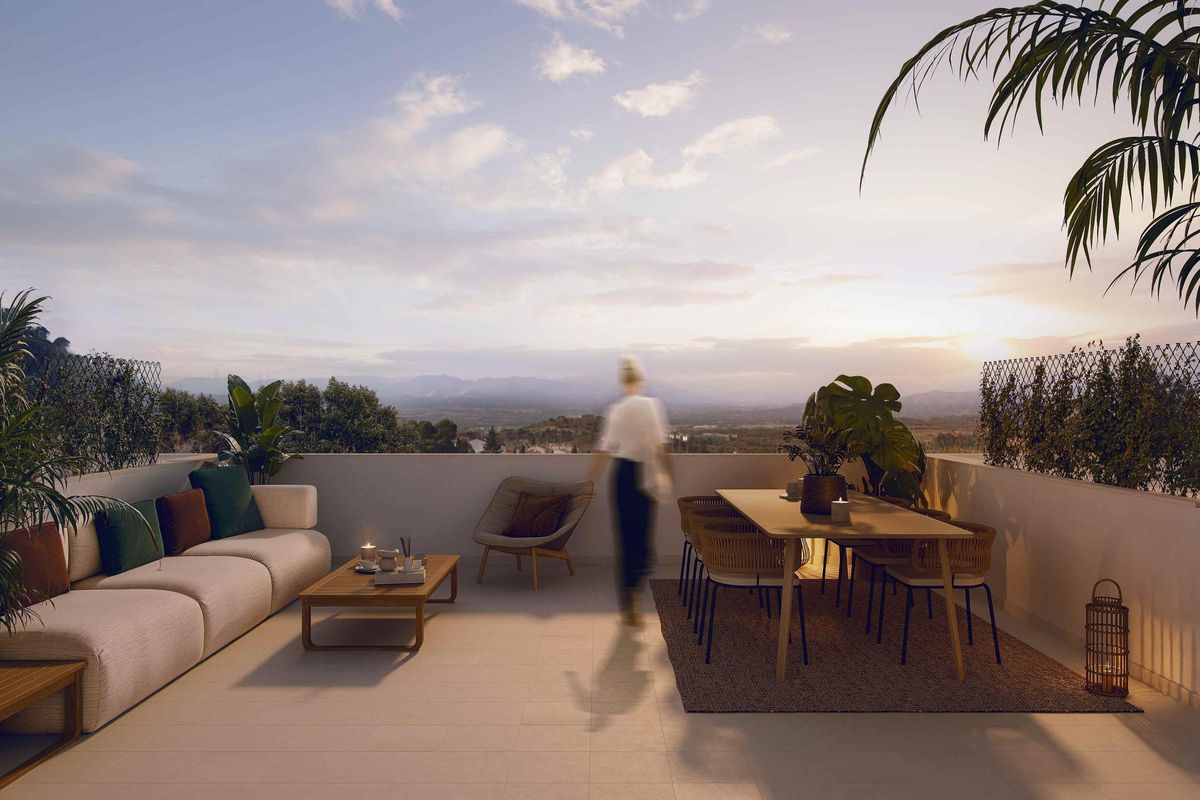 Cada vivienda cuenta con jardín privado, terrazas y solárium