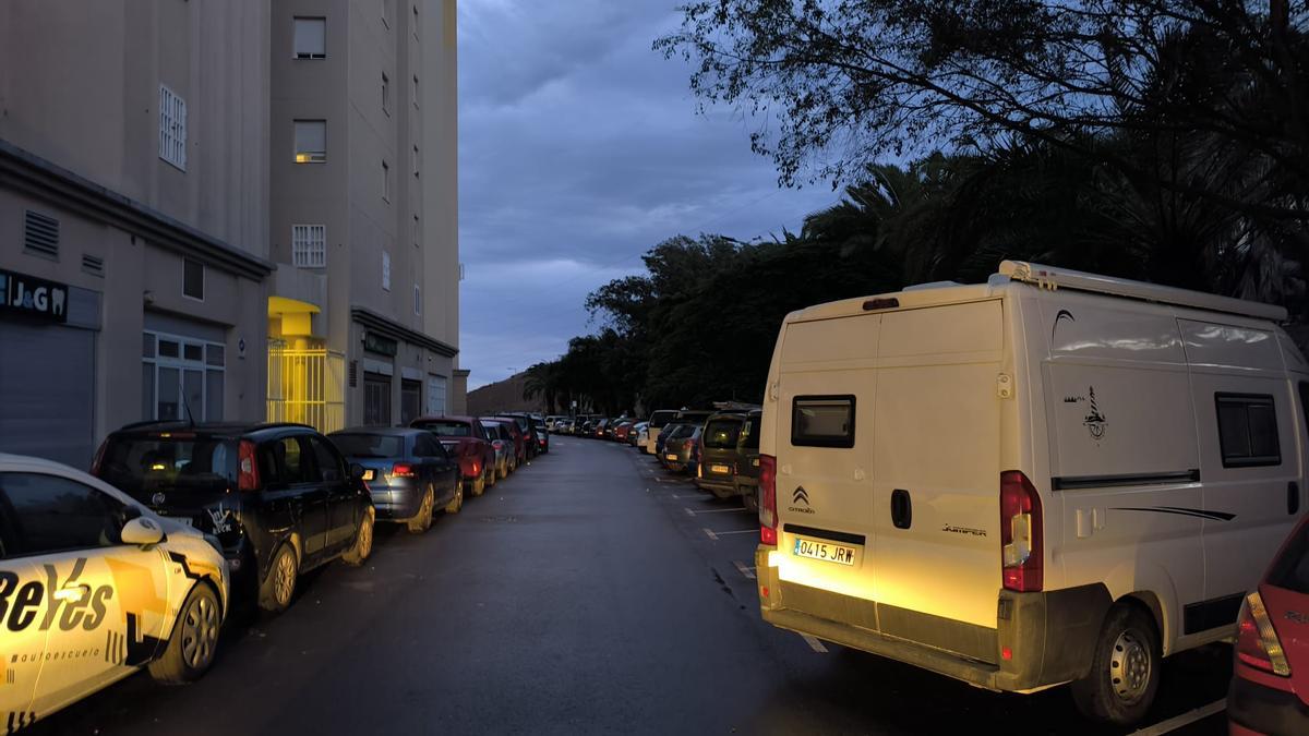 Urbanización Reina Mercedes tras la borrasca Claudia.