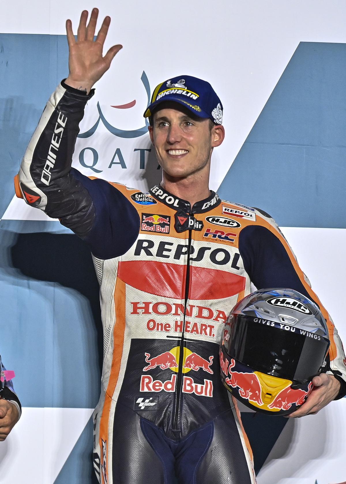 Pol Espargaró se subió al tercer escalón del podio del GP de Catar