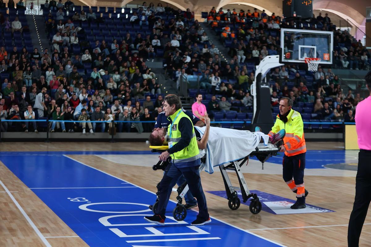 Palacio de los Deportes de Oviedo, partido de Primera FEB Alimerka Oviedo Baloncesto-Fibwi Palma