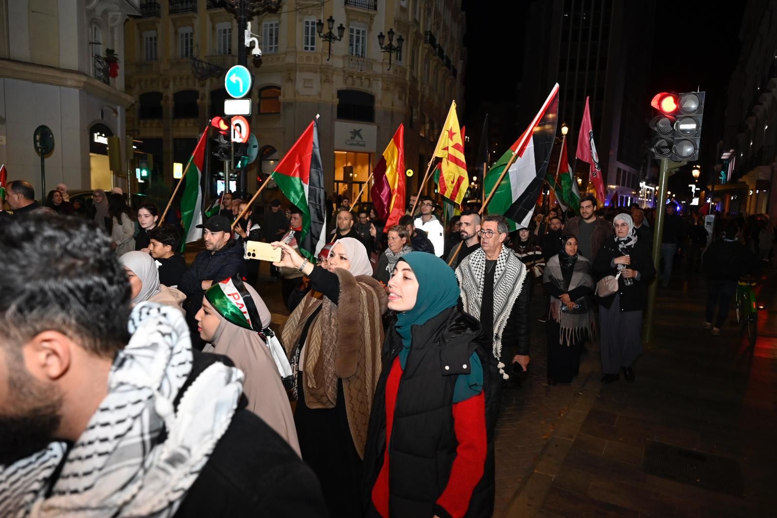 Galería: Manifestación en Castelló en defensa de Palestina