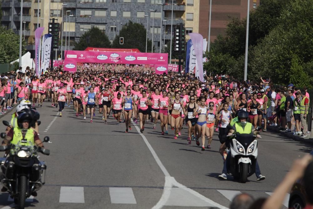 Carrera de la mujer en la zona este de Gijón.