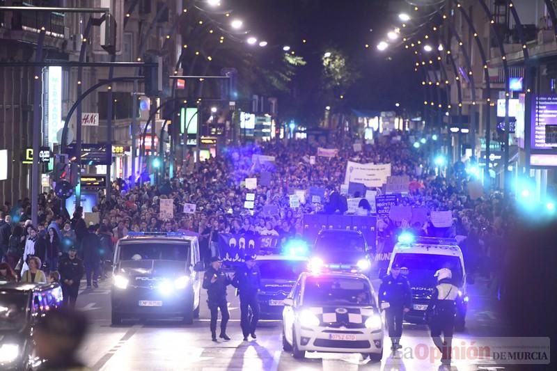 Manifestación por el Día de la Mujer en Murcia