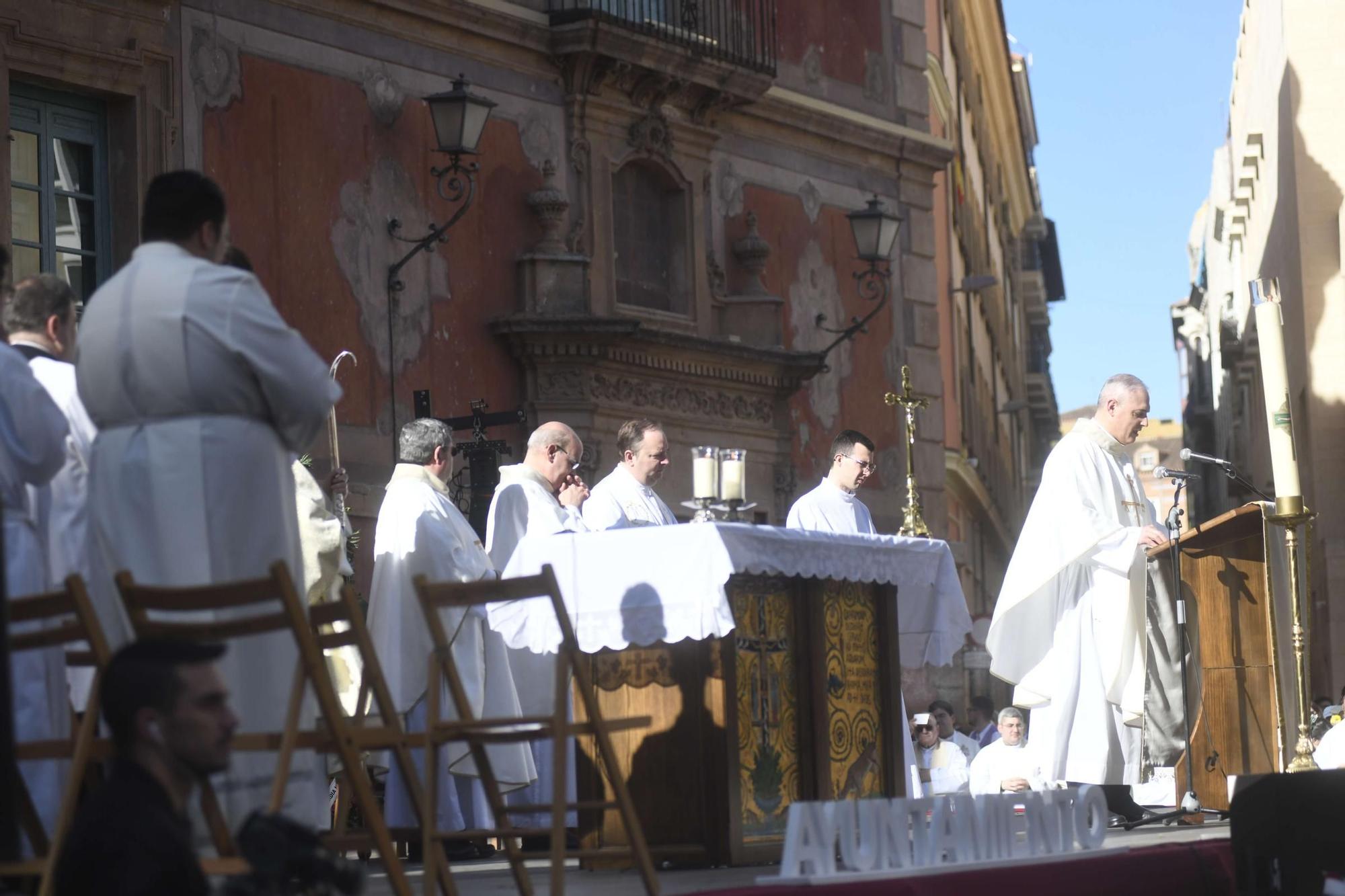 Misa huertana y procesión con la Virgen de la Fuensanta en el Bando de la Huerta