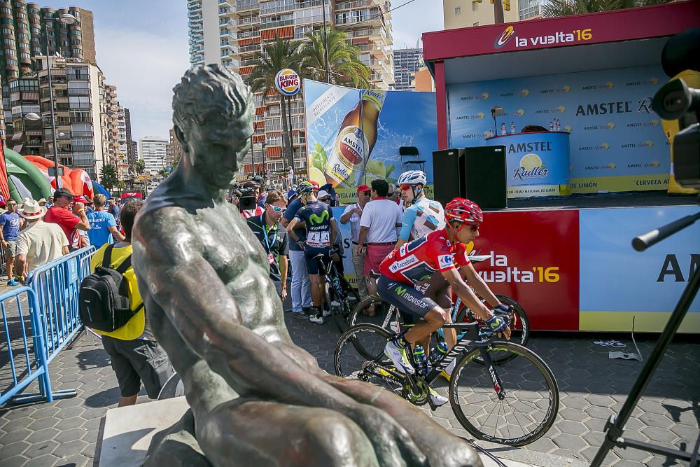 Benidorm acoge a la Vuelta Ciclista a España