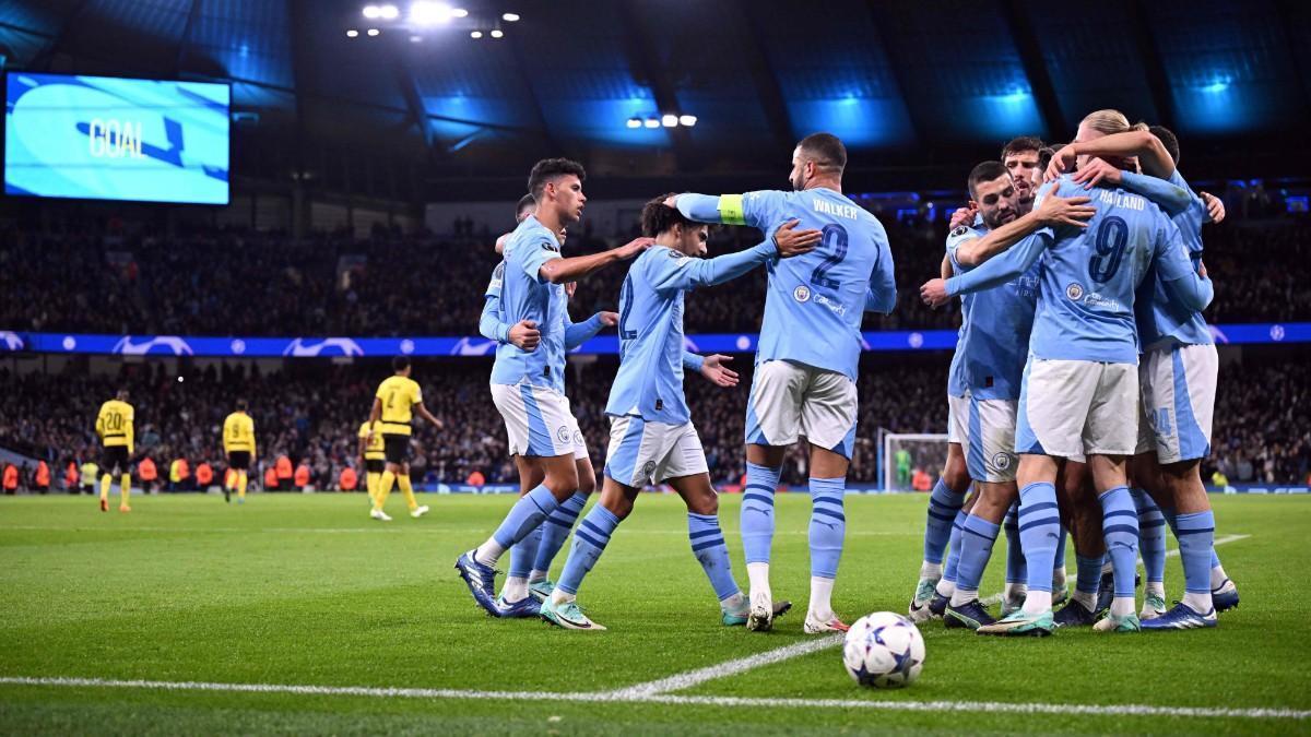 Cuatro partidos, cuatro victorias para el Manchester City en esta Champions League