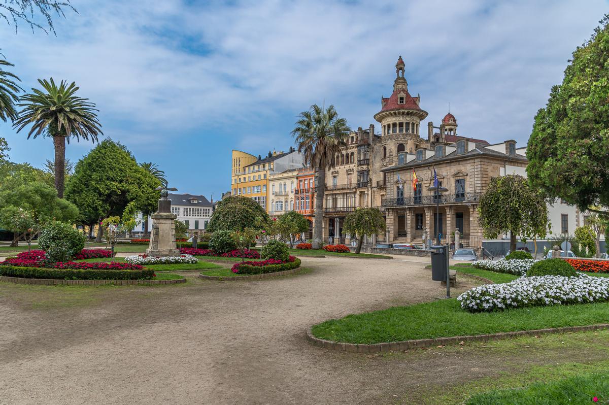 El norte está salpicado de pueblos indianos, como Ribadeo