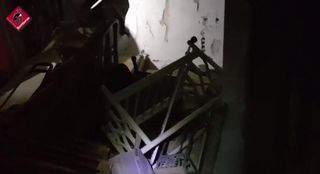 Así ha quedado el interior de la vivienda de Torrevieja tras la explosión