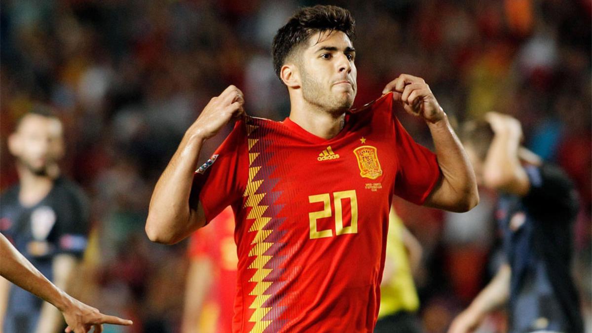 Marco Asensio brilló en el partido de ida ante Croacia