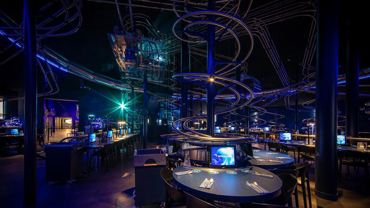 Vista del Space Loop Restautant.