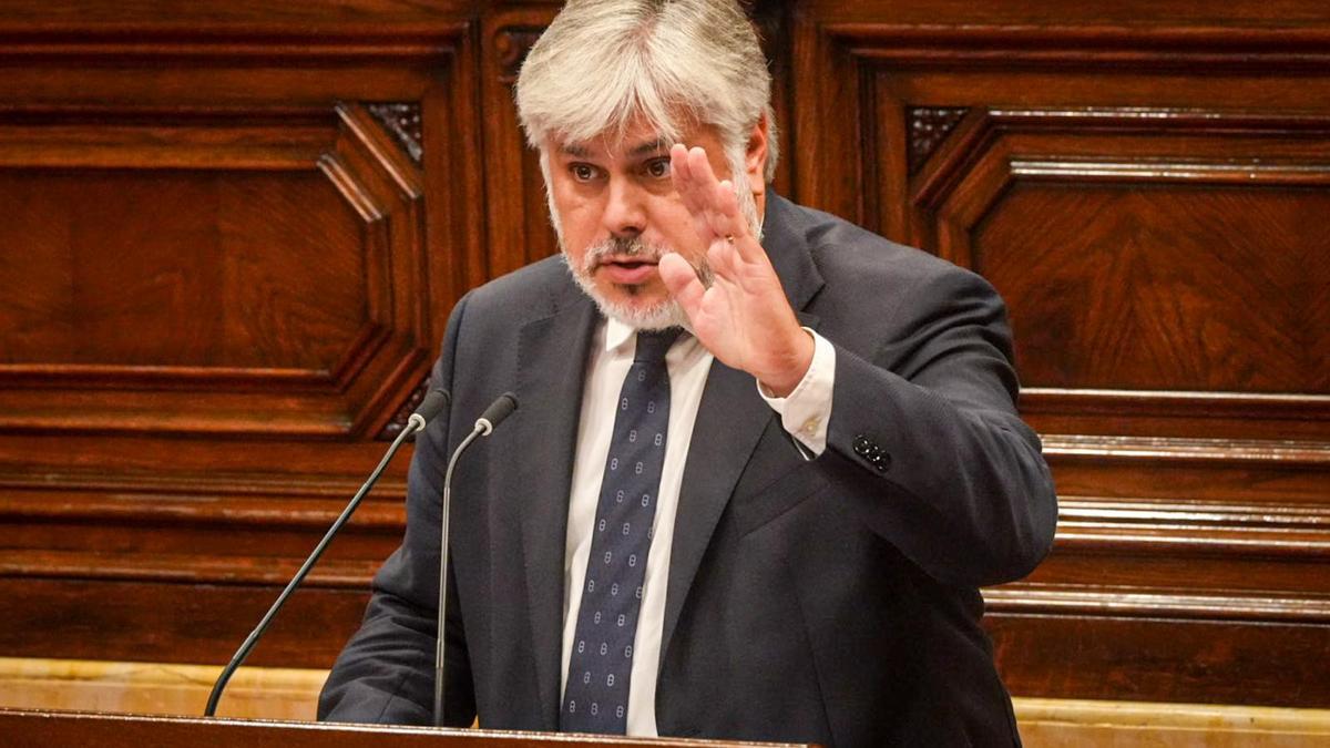 El líder de Junts en el Parlament, Albert Batet.