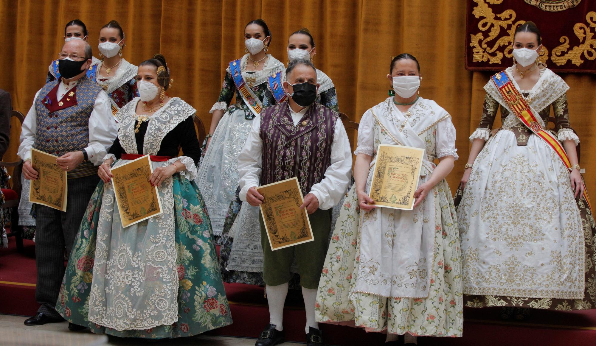 Las dos sesiones de homenaje de "brillants" en las fallas de Jesús