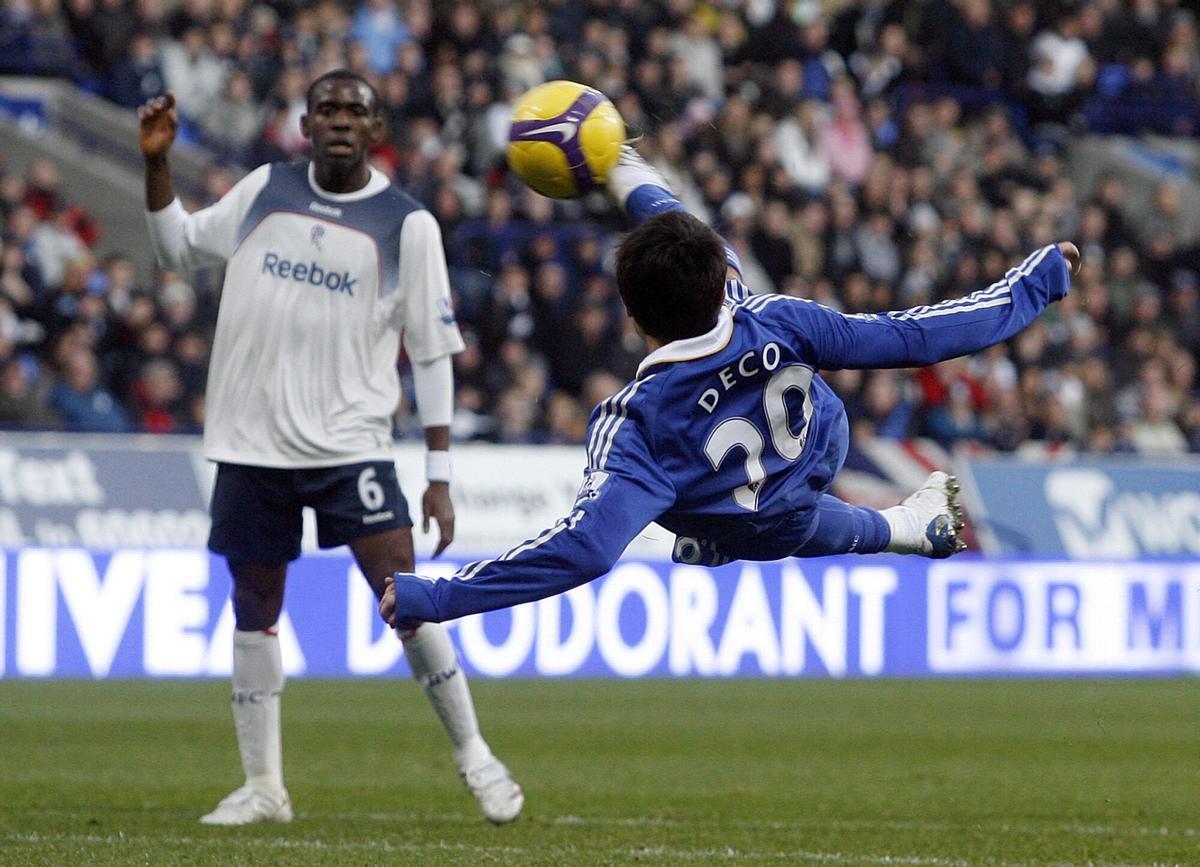 Deco, en su etapa en el Chelsea