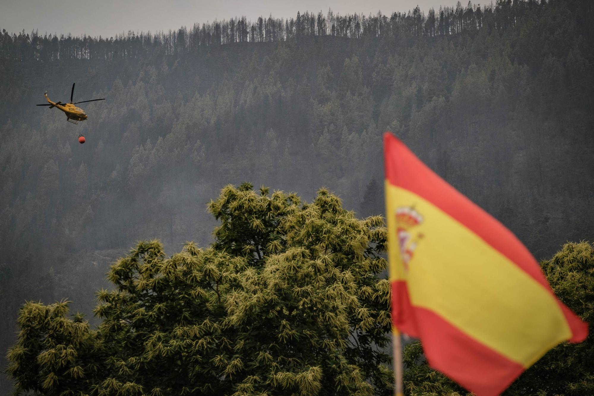 El incendio de Tenerife sigue activo