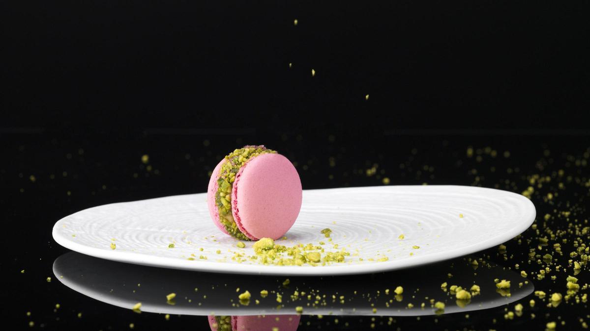 El 'macaron' de fuagrás de Moments.